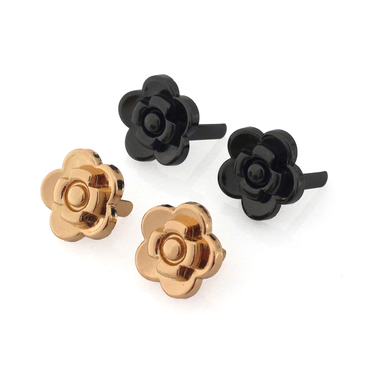 2pcs Metal Rose Flower Shape B - Leatherwork Flowers review and price
