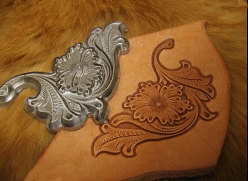 Leather Engraving Emboss Stamp - Leatherwork Flowers review and price