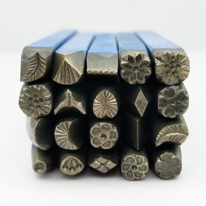 DIA 5.5mm 20pcs DIY Stamp Work - Leatherwork Flowers review and price