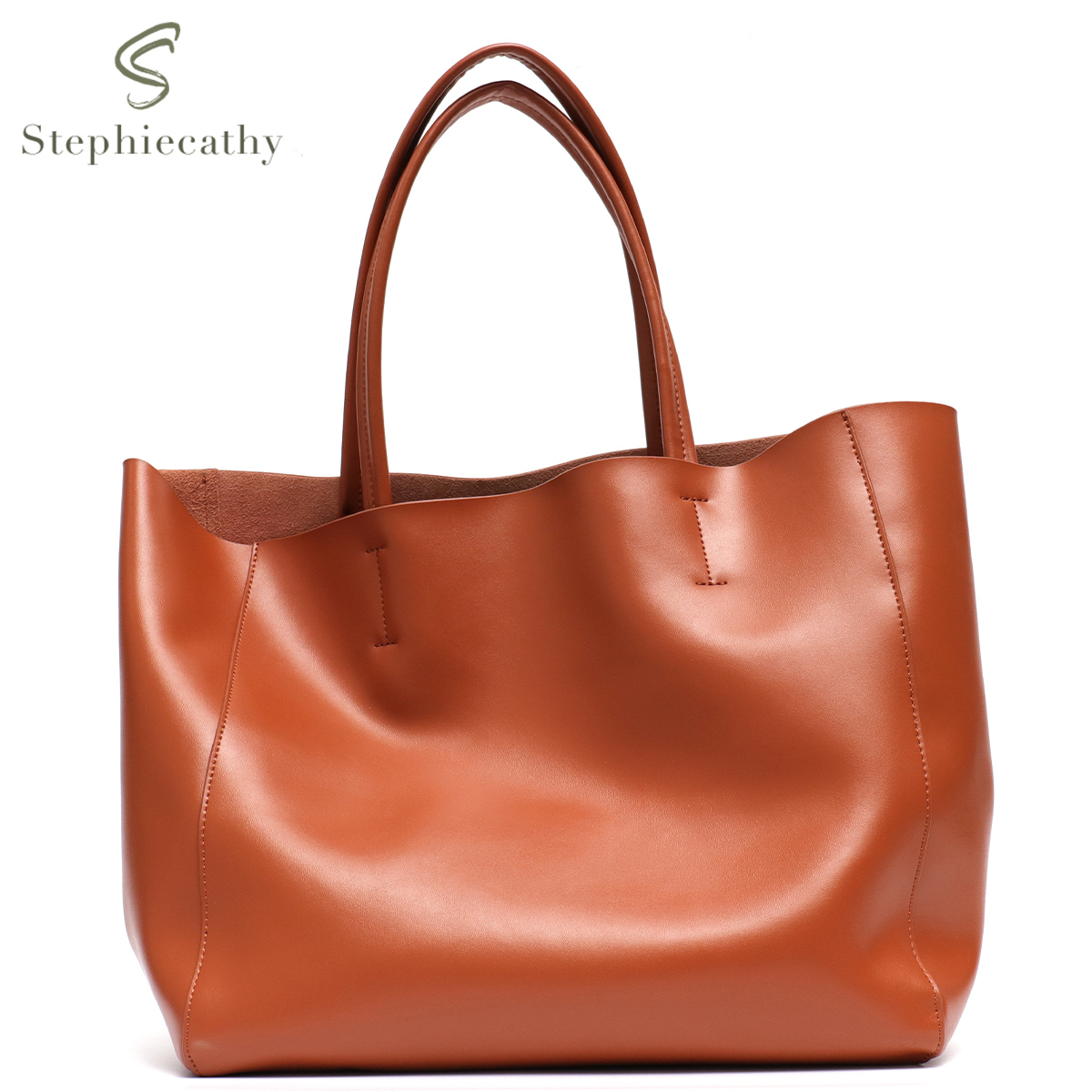 Minimalist Big Tote Bag Women  - Leatherwork Bag review and price