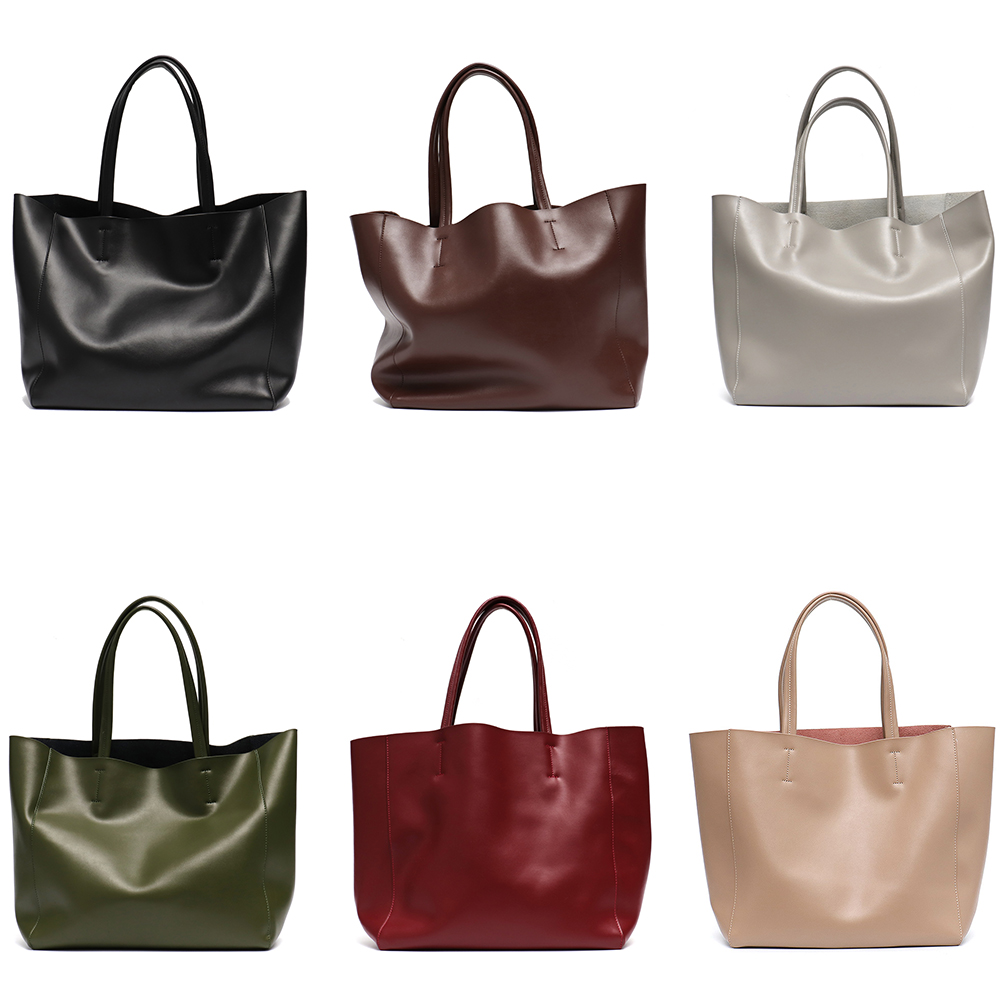 Minimalist Big Tote Bag Women  - Leatherwork Bag review and price