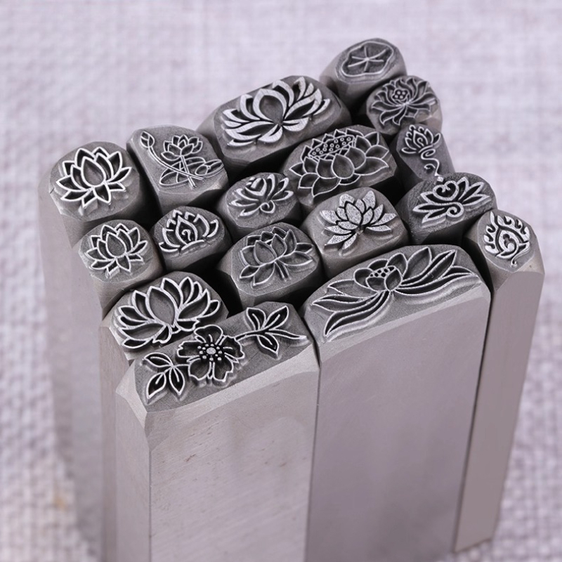 Lotus Flower Design Metal Stam - Leatherwork Flowers review and price