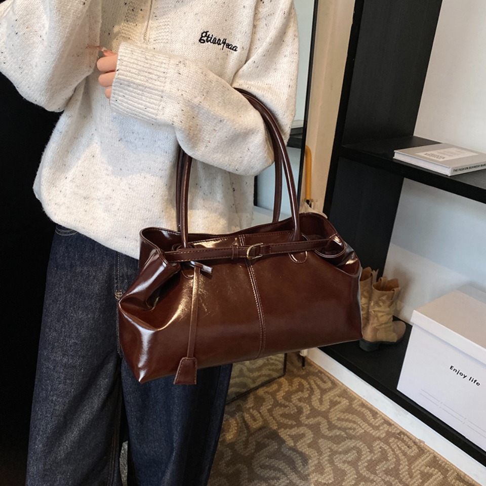 Winter Oil PU Leather Hobo Han - Leatherwork Bag review and price