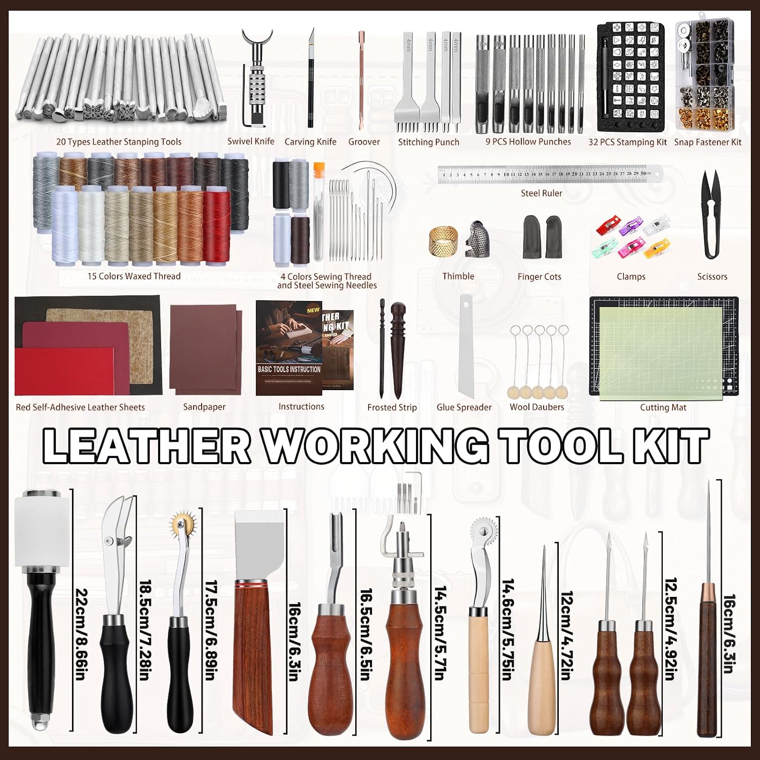 Leather Working Kit, Leather W - Leatherwork Tool Kit review and price