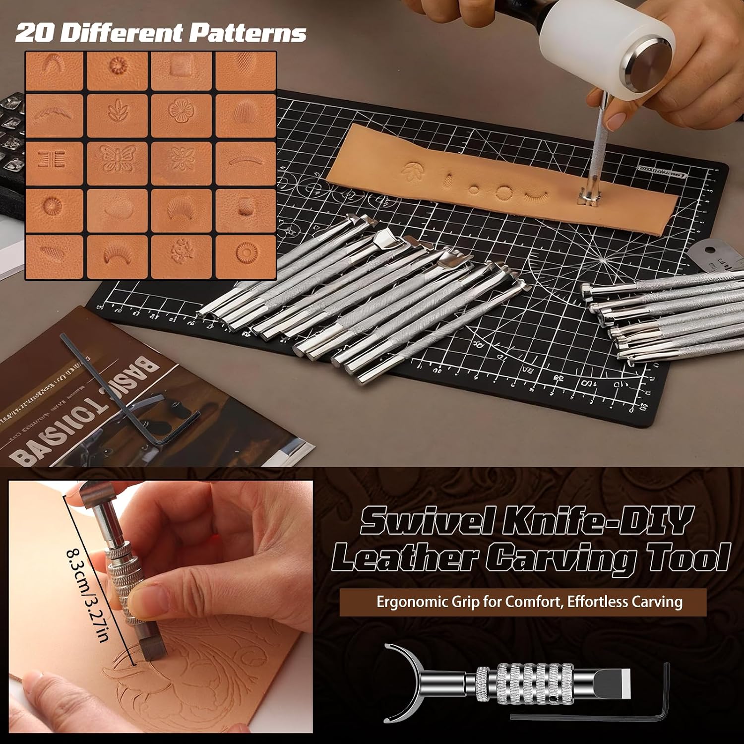 Leather Working Kit, Leather W - Leatherwork Tool Kit review and price