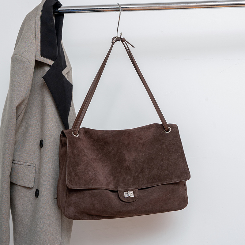 Genuine Suede Leather Underarm - Leatherwork Bag review and price